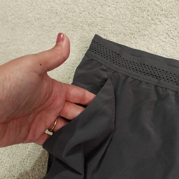 NWT VRST Mens 5'' Enthusiast Run Shorts Elastic Waist Graphic Charcoal Size 2XL - Picture 5 of 10